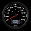 Picture of 4-1/2" EV CAN-Bus Speedometer + TS/HB | 200 km/h | Orion / Thunderstruck