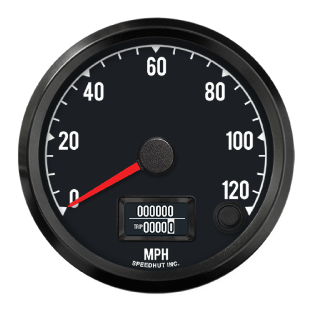 Picture of 3-3/8" Haltech CAN-Bus Speedometer | 120 MPH