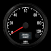 Picture of 3-3/8" Haltech CAN-Bus Speedometer | 120 MPH