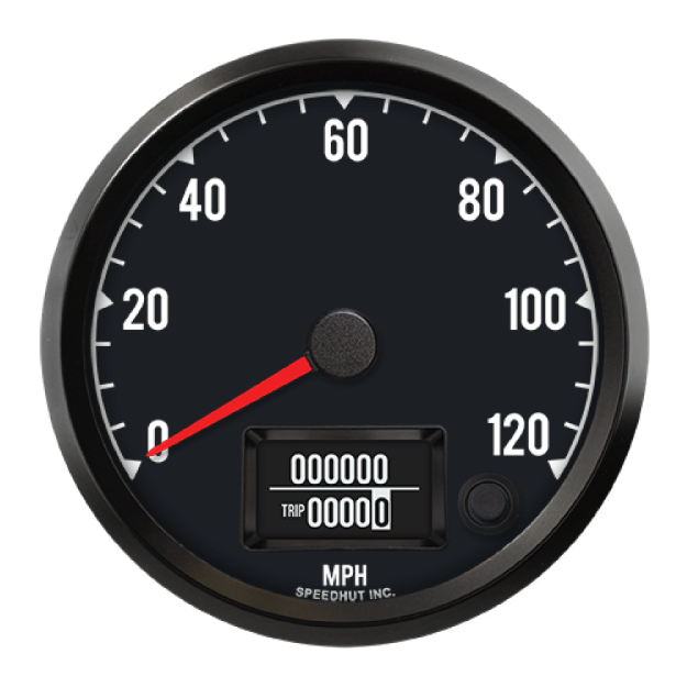Picture of 4" Haltech CAN-Bus Speedometer | 120 MPH