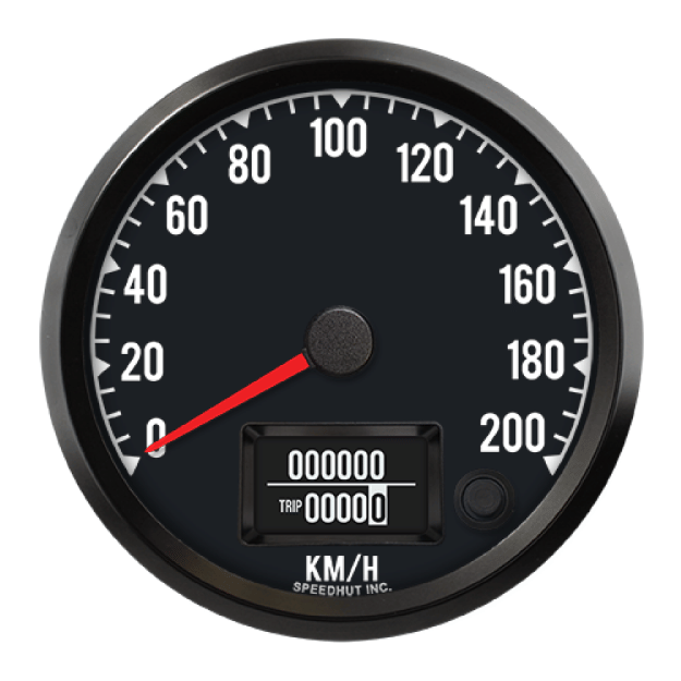 Picture of 4" Haltech CAN-Bus Speedometer | 200 km/h