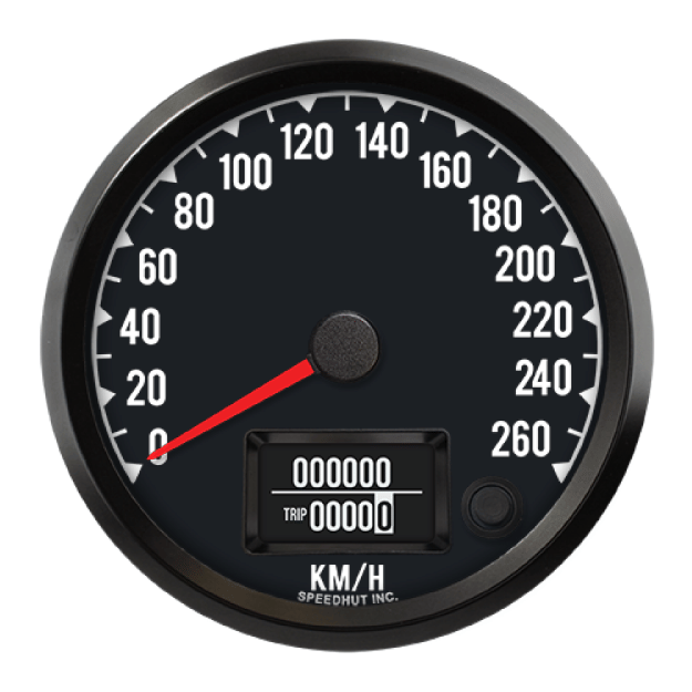 Picture of 4" Haltech CAN-Bus Speedometer | 260 km/h