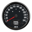 Picture of 4" Haltech CAN-Bus Speedometer + TS/HB | 260 km/h