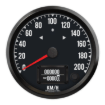 Picture of 4" Haltech CAN-Bus Speedometer + TS/HB | 200 km/h