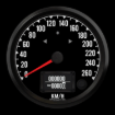 Picture of 4" Haltech CAN-Bus Speedometer + TS/HB | 260 km/h