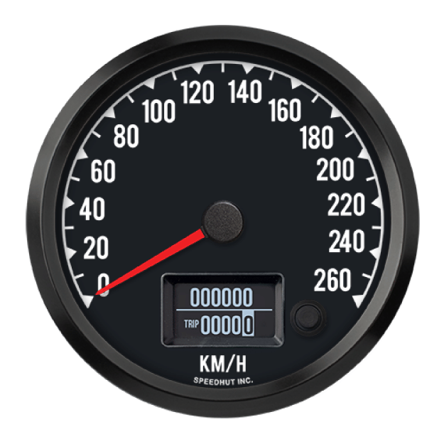 Picture of 4-1/2" Haltech CAN-Bus Speedometer | 260 km/h