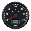 Picture of 4-1/2" Haltech CAN-Bus Speedometer + TS/HB | 120 MPH