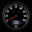 Picture of 4-1/2" Haltech CAN-Bus Speedometer + TS/HB | 160 MPH