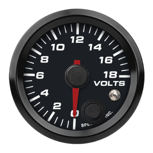 Picture of 2-1/16" CAN-Bus Volt Gauge | 0-18V with Warning | Holley EFI