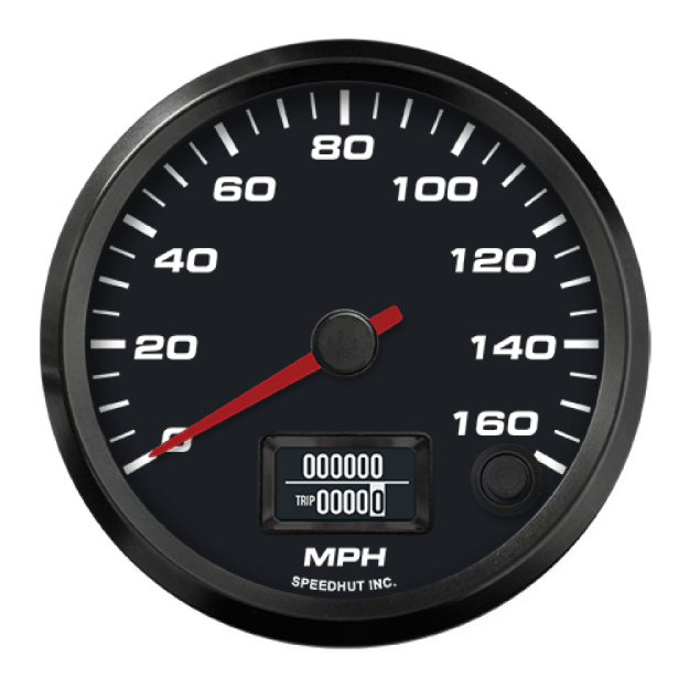 Picture of 3-3/8" CAN-Bus Speedometer | 160 MPH | Holley EFI