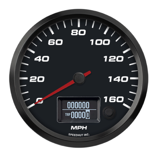 Picture of 4-1/2" CAN-Bus Speedometer | 160 MPH | Holley EFI