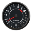 Picture of 4" Shift Light Tachometer | 10K RPM + Inner Ring | Datsun 510 Design