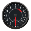 Picture of 4" Shift Light Tachometer | 8K RPM + Inner Ring | Datsun 510 Design
