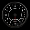 Picture of 4" Shift Light Tachometer | 8K RPM + Inner Ring | Datsun 510 Design