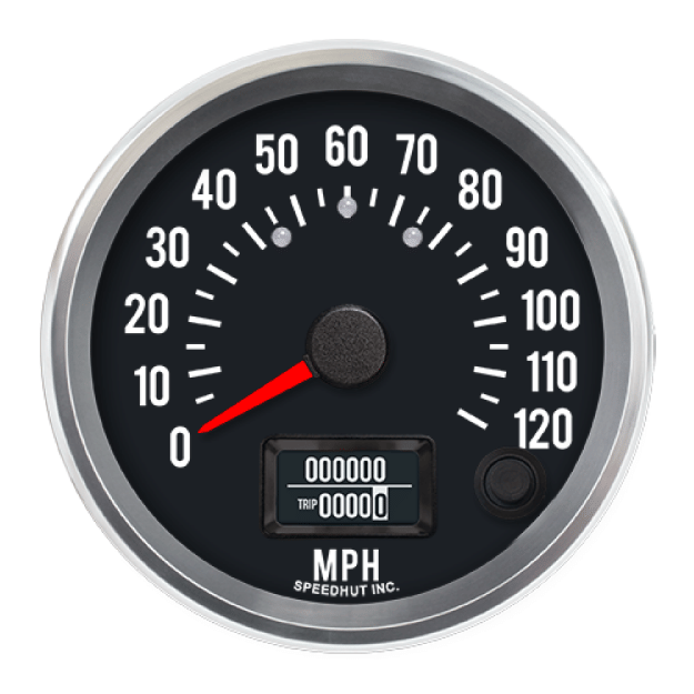 Picture of 3-3/8" GPS Speedometer + TS/HB | 120 MPH | Chevy Chevelle Design