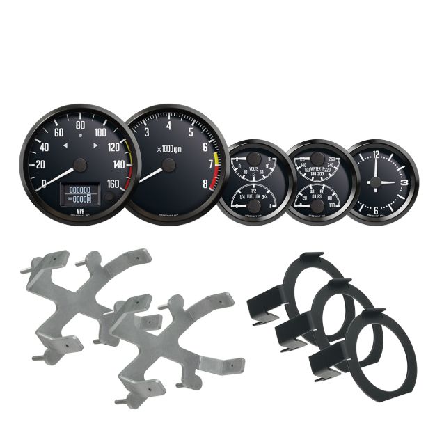 Picture of Datsun 240Z Set | GPS Speedometer & Tach + Oil, Temp, Fuel, Volts, Clock