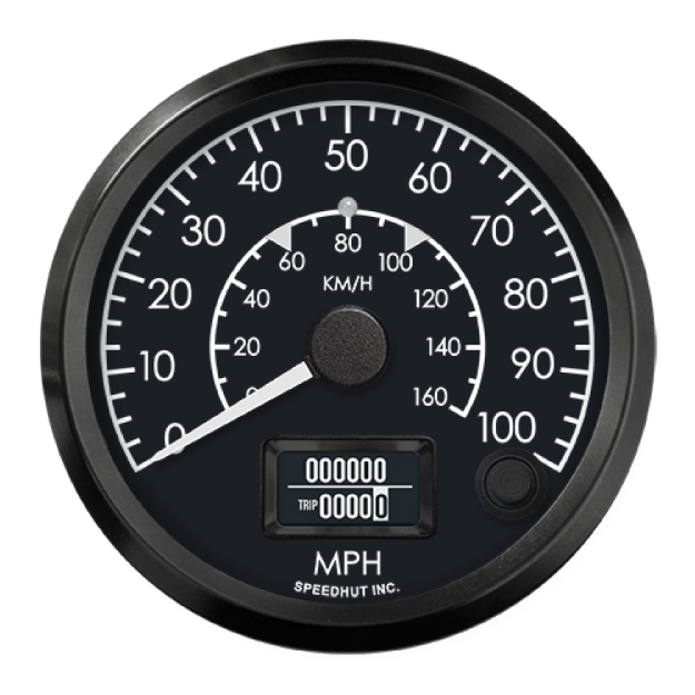 Picture of 3-3/8" Humvee GPS Speedometer + TS/HB | 100 MPH
