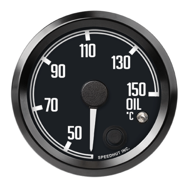 Picture of 2-5/8" Oil Temp Gauge | 40-150C with Warning | Datsun Z