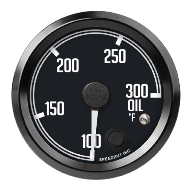 Picture of 2-5/8" Oil Temp Gauge | 100-300F with Warning | Datsun Z