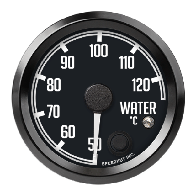 Picture of 2-5/8" Water Temp Gauge | 50-125C with Warning | Datsun Z