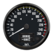 Picture of 4" Programmable Speedometer + TS/HB | 260 km/h Metric | Datsun Z