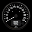 Picture of 4" Programmable Speedometer + TS/HB | 260 km/h Metric | Datsun Z
