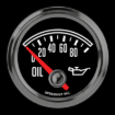 Picture of 2-1/16" Oil Pressure Gauge | 0-100 PSI 90 Degree Sweep | Jeep CJ Design