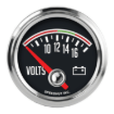 Picture of 2-1/16" Volt Gauge | 6-18V 90 Degree Sweep | Jeep CJ Classic Design