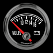 Picture of 2-1/16" Volt Gauge | 6-18V 90 Degree Sweep | Jeep CJ Classic Design