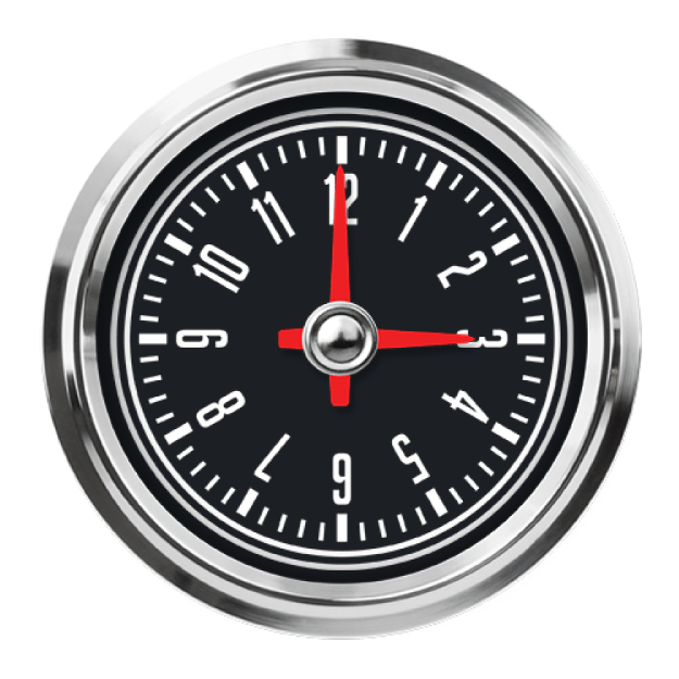 Picture of 2-5/8" Clock | Jeep CJ Design