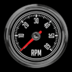 Picture of 2-5/8" Tachometer | 6K RPM | Jeep CJ Design