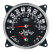 Picture of 5-1/2" Jeep CJ Gauge Set | 90 MPH + 140 km/h GPS Speedometer + 6K RPM Tachometer