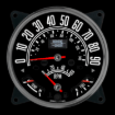 Picture of 5-1/2" Jeep CJ Gauge Set | 90 MPH + 140 km/h GPS Speedometer + 6K RPM Tachometer