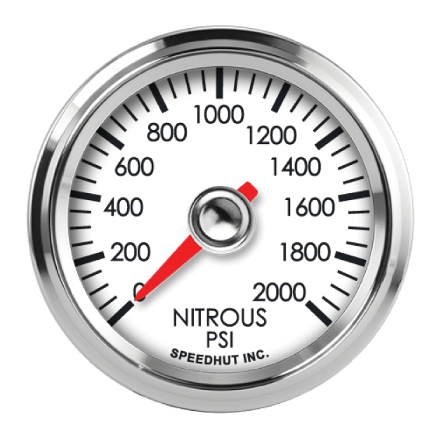 Picture of 2-1/16" Classic Nitrous Pressure Gauge | 0-2000 PSI
