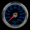 Picture of 2-1/16" Classic Nitrous Pressure Gauge | 0-2000 PSI