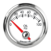 Picture of 2-1/16" Oil Pressure Gauge | 0-100 PSI | 90 Degree Sweep | Classic Design