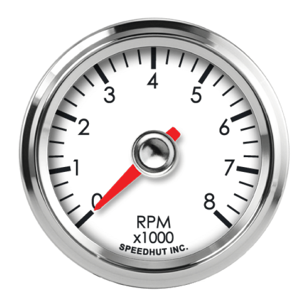 Picture of 2-1/16" Classic Tachometer | 8K RPM for 1–12 Cylinder Engines