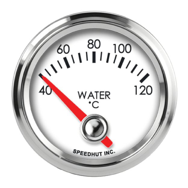 Picture of 2-1/16" Water Temperature Gauge | 40-120°C | 90 Degree Sweep | Classic Design