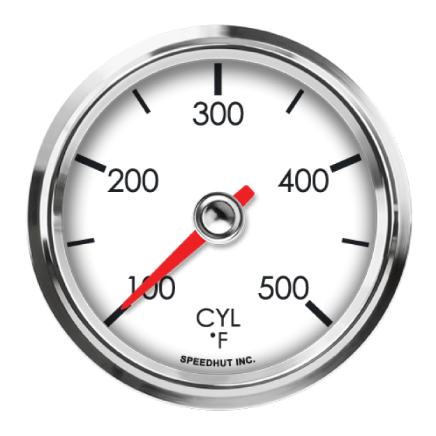 Picture of 2-5/8" Cylinder Head Temperature Gauge | 100-500°F | Classic Design