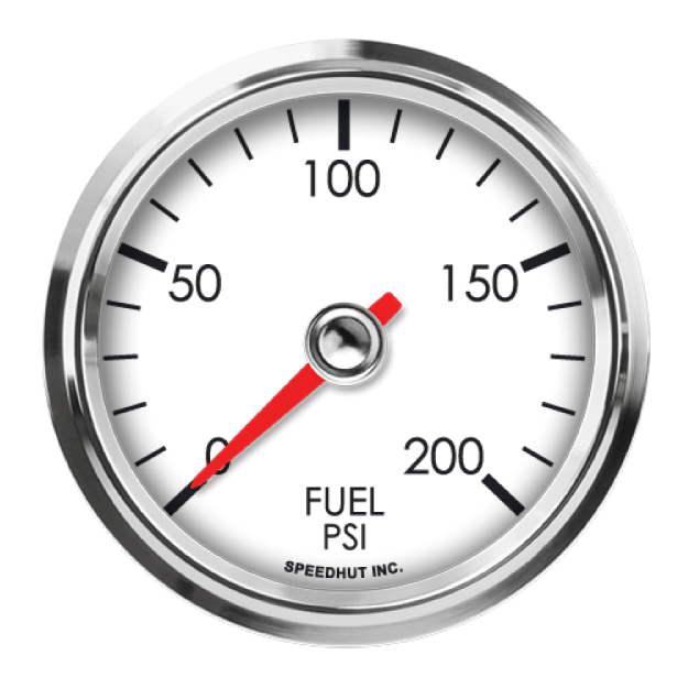 Picture of 2-5/8" Fuel Pressure Gauge | 0–200 PSI | Classic Design