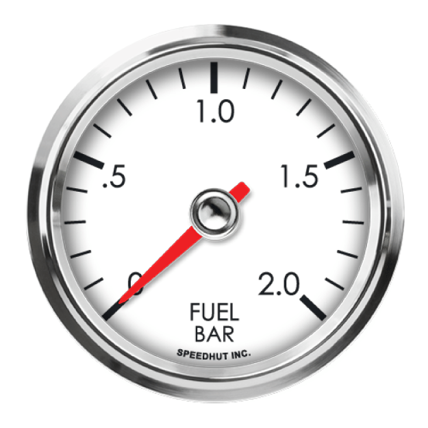 Picture of 2-5/8" Fuel Pressure Gauge | 0-2.0 Bar | Classic Design