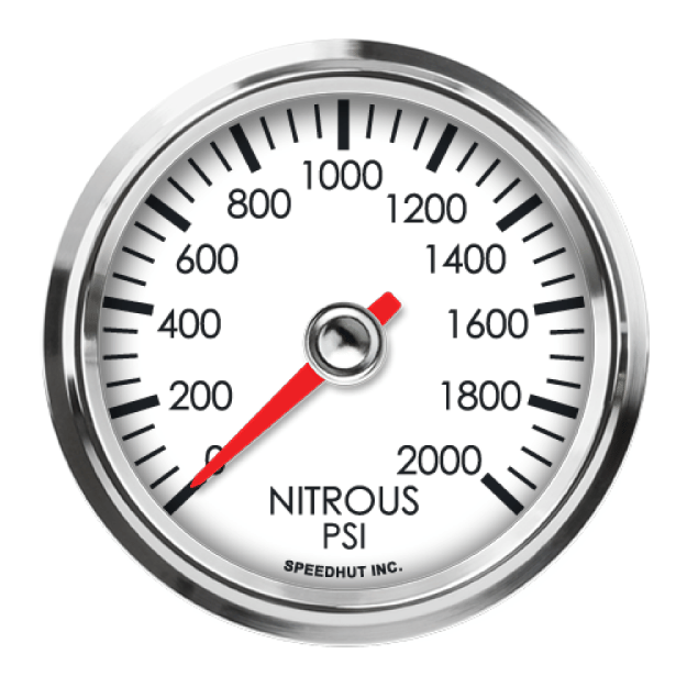 Picture of 2-5/8" Classic Nitrous Pressure Gauge | 0-2000 PSI