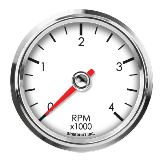 Picture of 2-5/8" Classic Tachometer | 4K RPM for 1–12 Cylinder Engines
