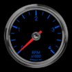 Picture of 2-5/8" Classic Tachometer | 4K RPM for 1–12 Cylinder Engines