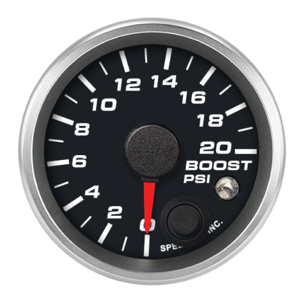 Picture of 2-1/16" Boost Gauge | 0-20 PSI | Warning Light