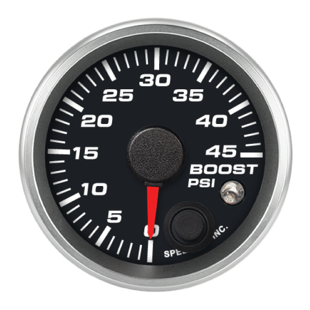 Picture of 2-1/16" Boost Gauge | 0-45 PSI | Warning Light