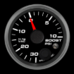 Picture of 2-1/16" Boost/Vac Gauge | 30 inHg to 10 PSI | Warning Light