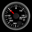 Picture of 2-1/16" Boost/Vac Gauge | 30 inHg to 15 PSI | Warning Light