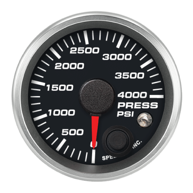Picture of 2-1/16" CNG Pressure Gauge | 0-4000 PSI | Warning Light