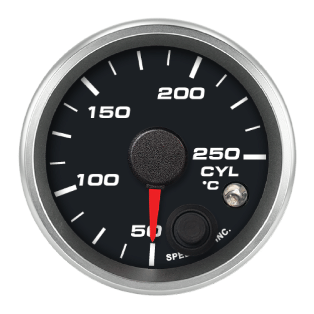 Picture of 2-1/16" Cylinder Head Temperature Gauge | 50-250°C | Warning Light